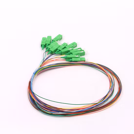 China 2/4/6/8/12/16/24 Core MPO/MTP LC/Sc/St/FC/Mu Connector FTTH Indoor Outdoor Armored Drop LSZH PVC Fiber Optic Optical Patch Cord Pigtail Jumper Cable