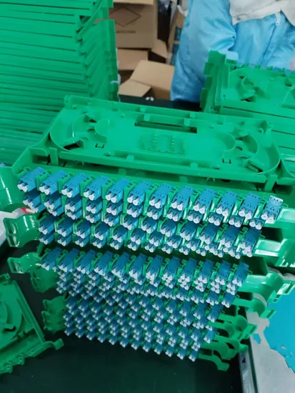 C Quadratischer Glasfaseradapter